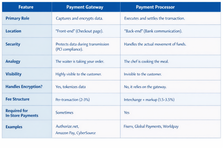 Payment Gateway vs Processor: Key Differences & Which One Your Business ...